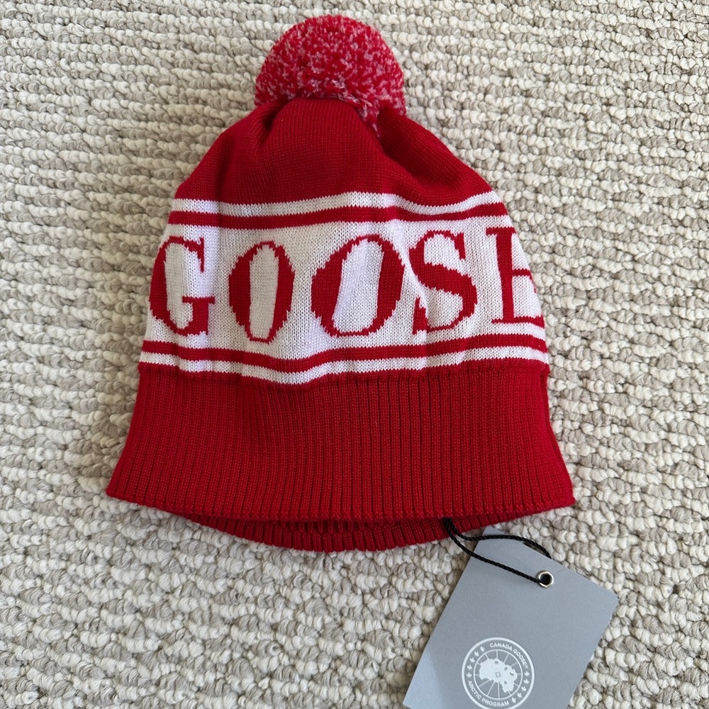 CANADA GOOSE Kids Merino logo hat